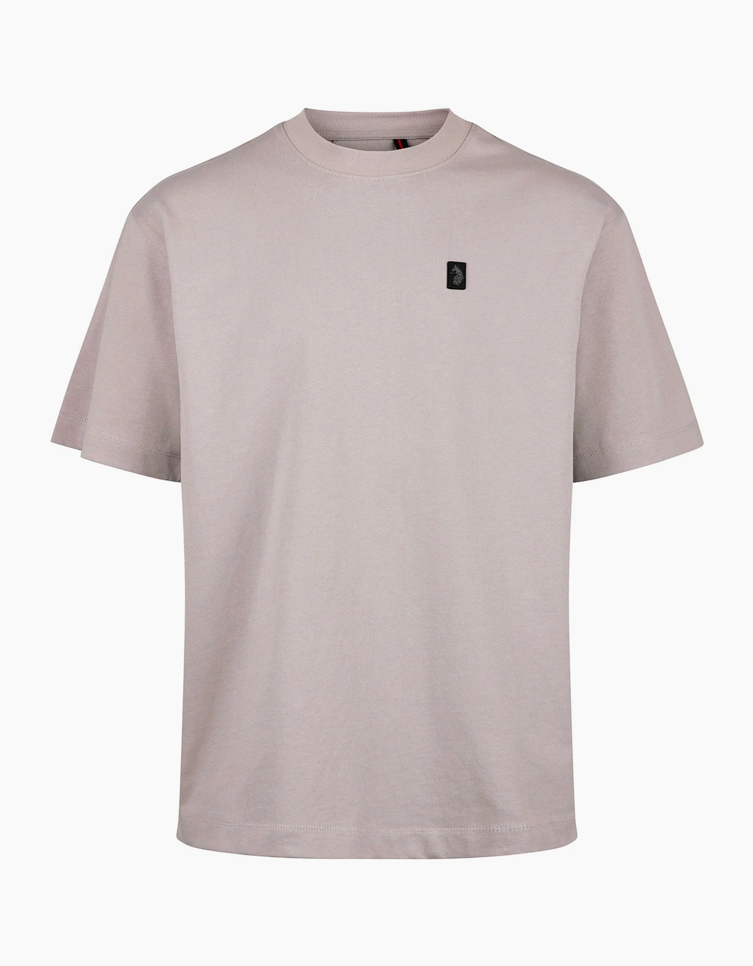 Men's Luke 1977 Clarke Crew Neck T Shirt Cement - Cream/Grey - Size: 42