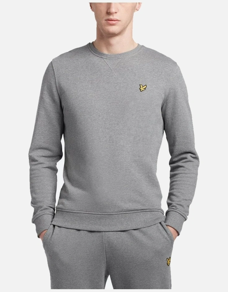 Lyle & Scott Classic Sweat Shirt Mid Grey Marl