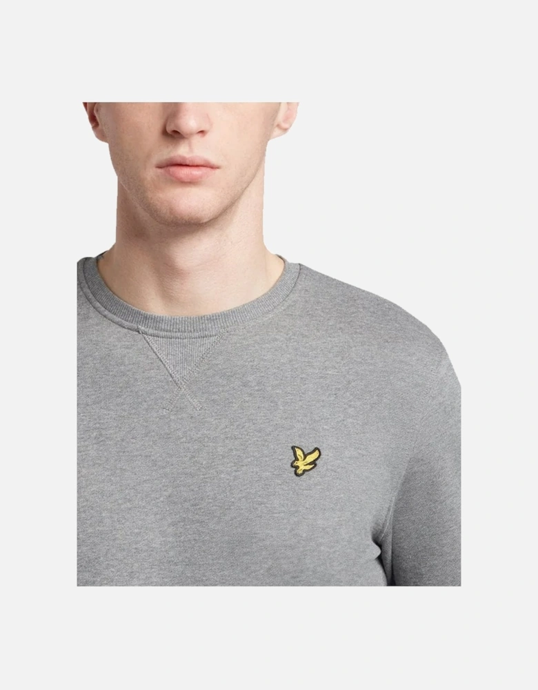 Lyle & Scott Classic Sweat Shirt Mid Grey Marl