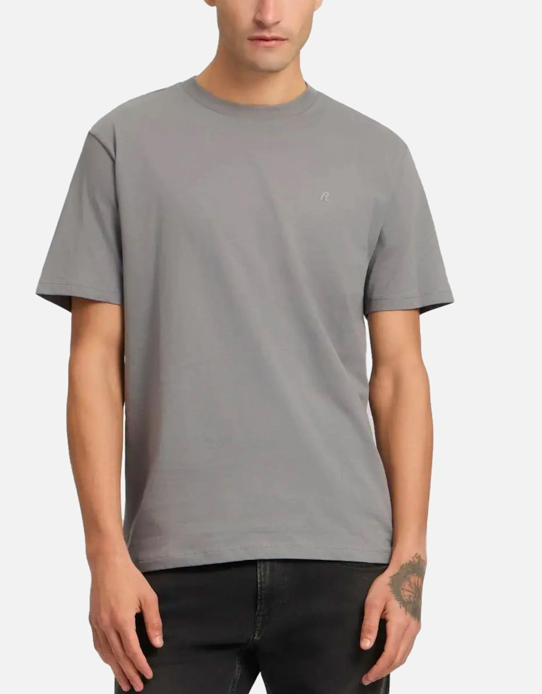 R T Shirt Tonal Logo GREY