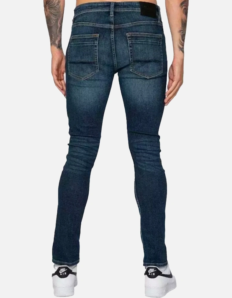 Grover Flextreme Rinse Wash Super Stretch Denim Slim Dark Wash
