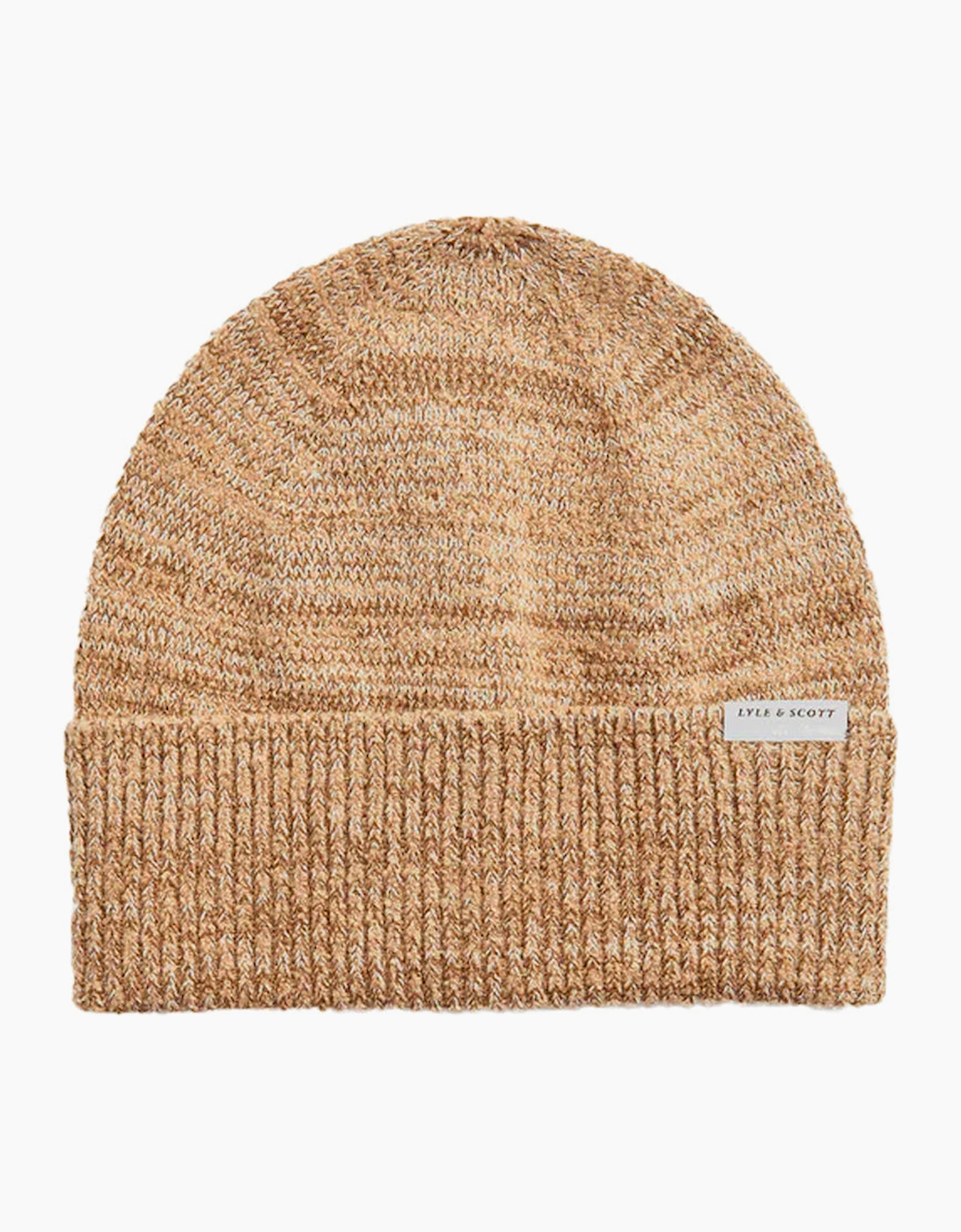 Lyle And Scott Men's Brown Lyle & Scott Multi Marl Beanie Tigers Eye Marl  One