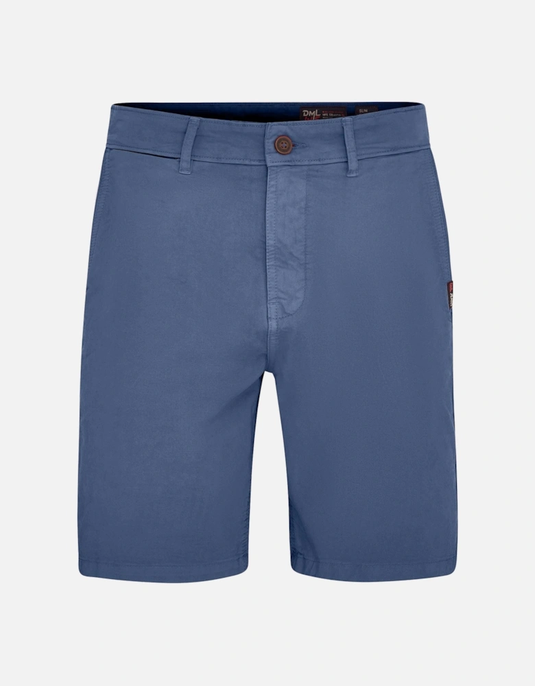 Cross Chino Shorts Mid Blue