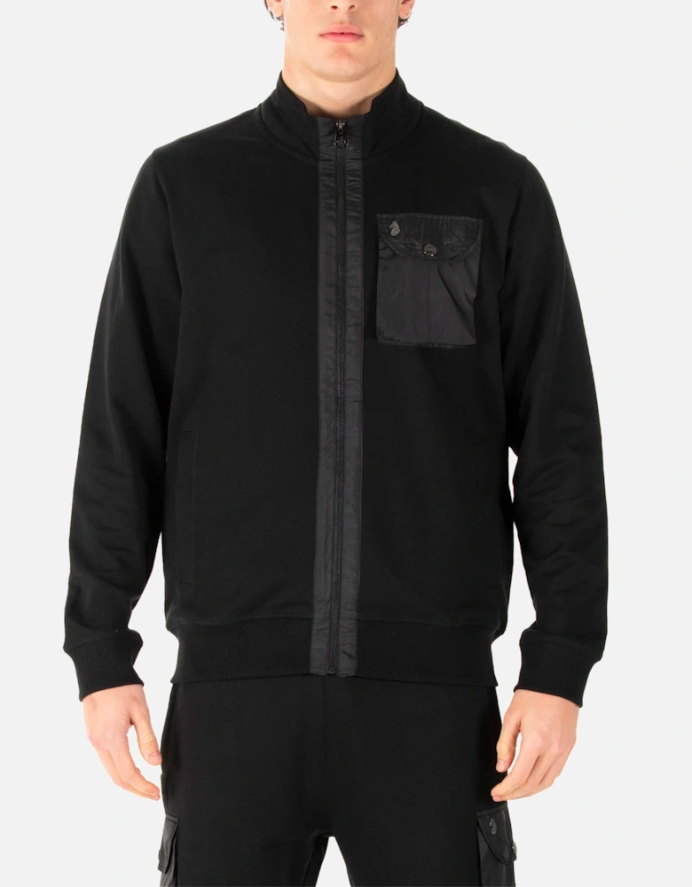 Sutton Contrast Pocket Funnel Black