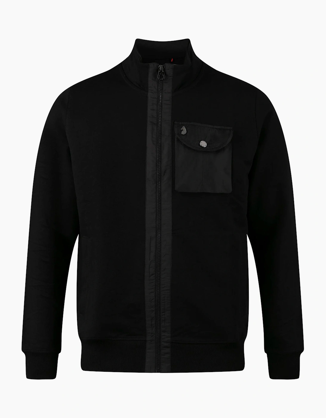 Luke 1977 Men's Luke 1977 Sutton Contrast Pocket Funnel Black
