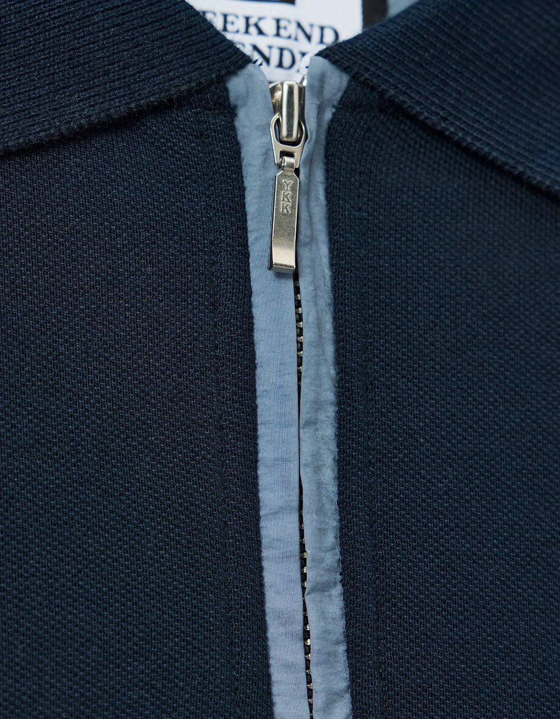 Monti Zip Polo With Parachute Det Navy/blue Shadow