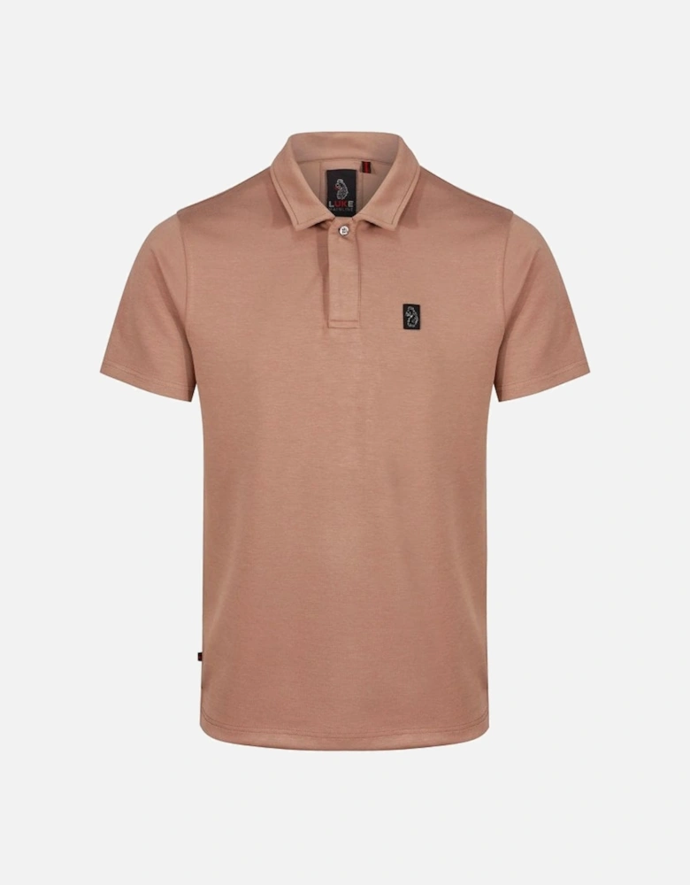 Luke Mainline Polo Shirt Short Sleeve Oatmeal