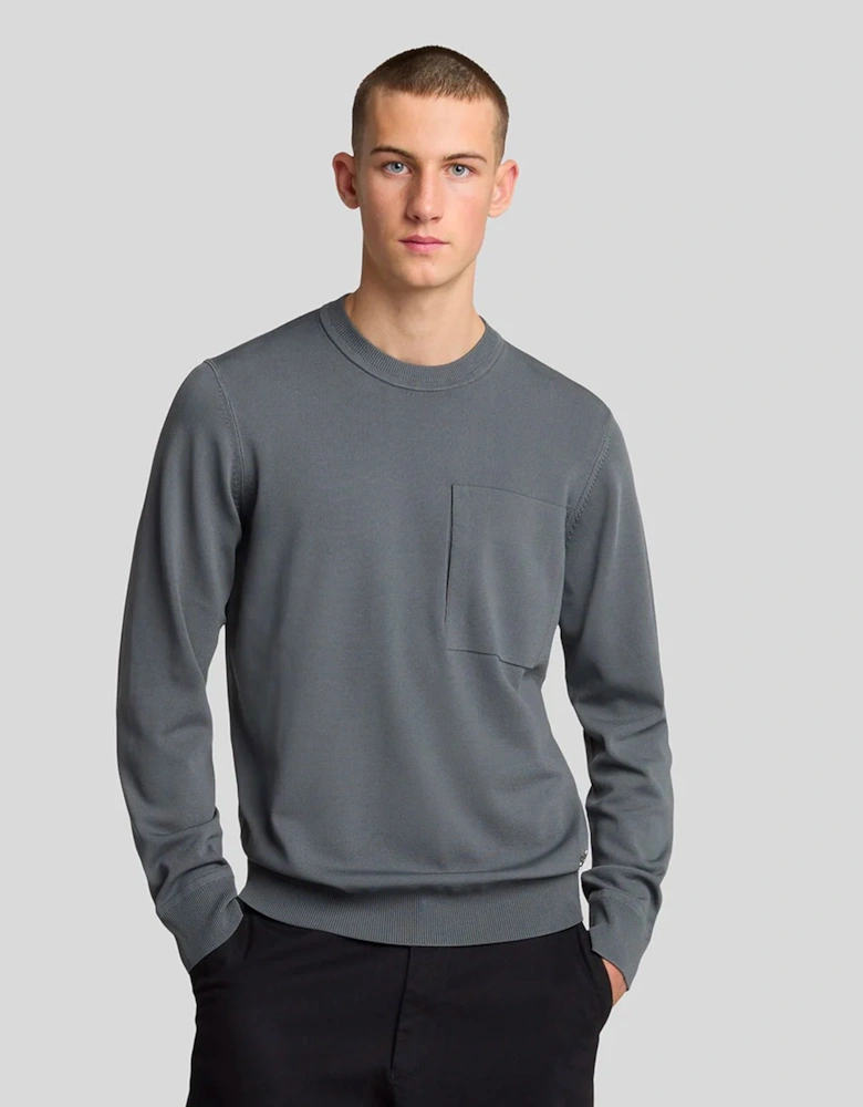 Lyle & Scott Cargo Crew Neck Jumper Terra Nova