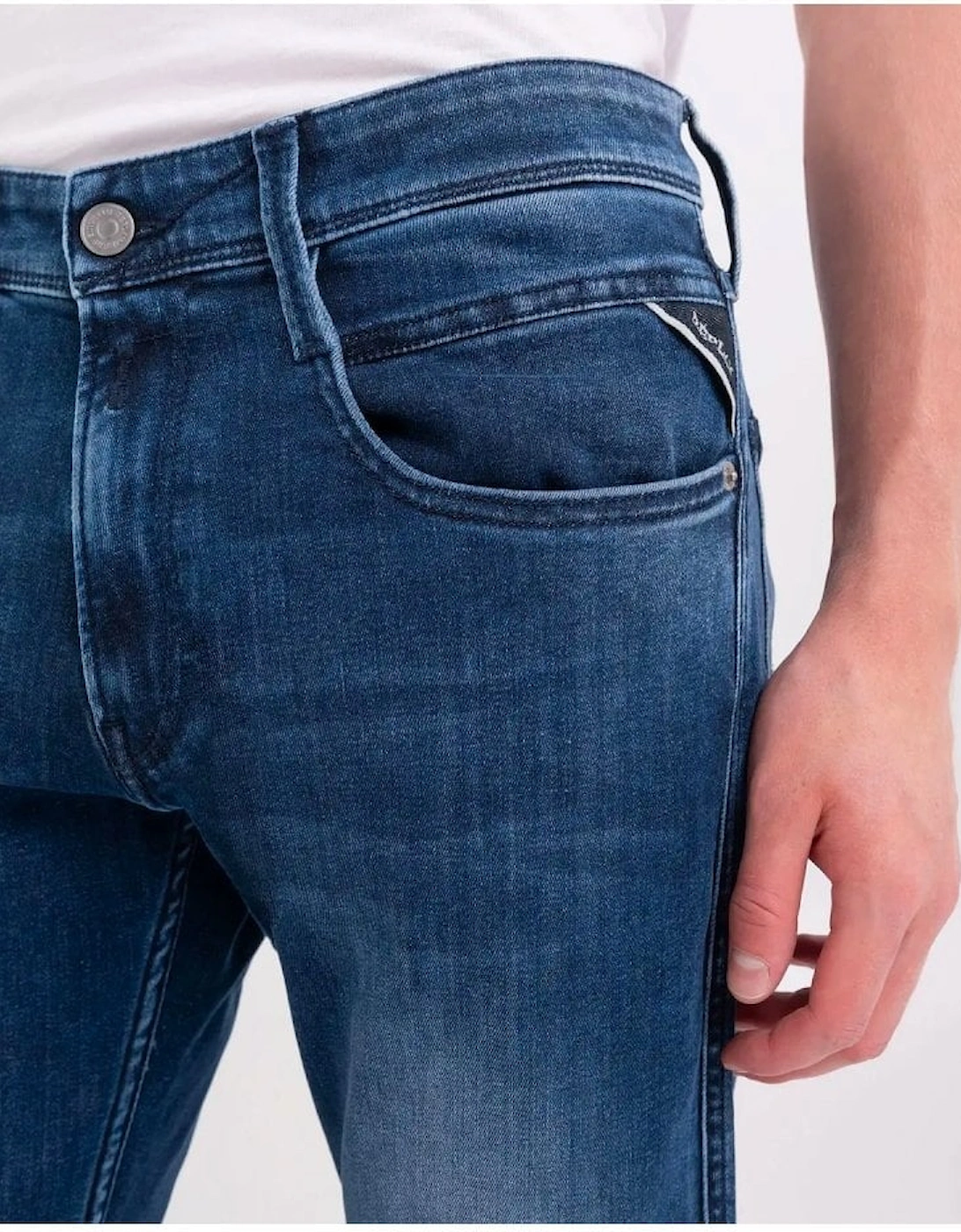 Power Stretch Anbass Jeans Mid Blue