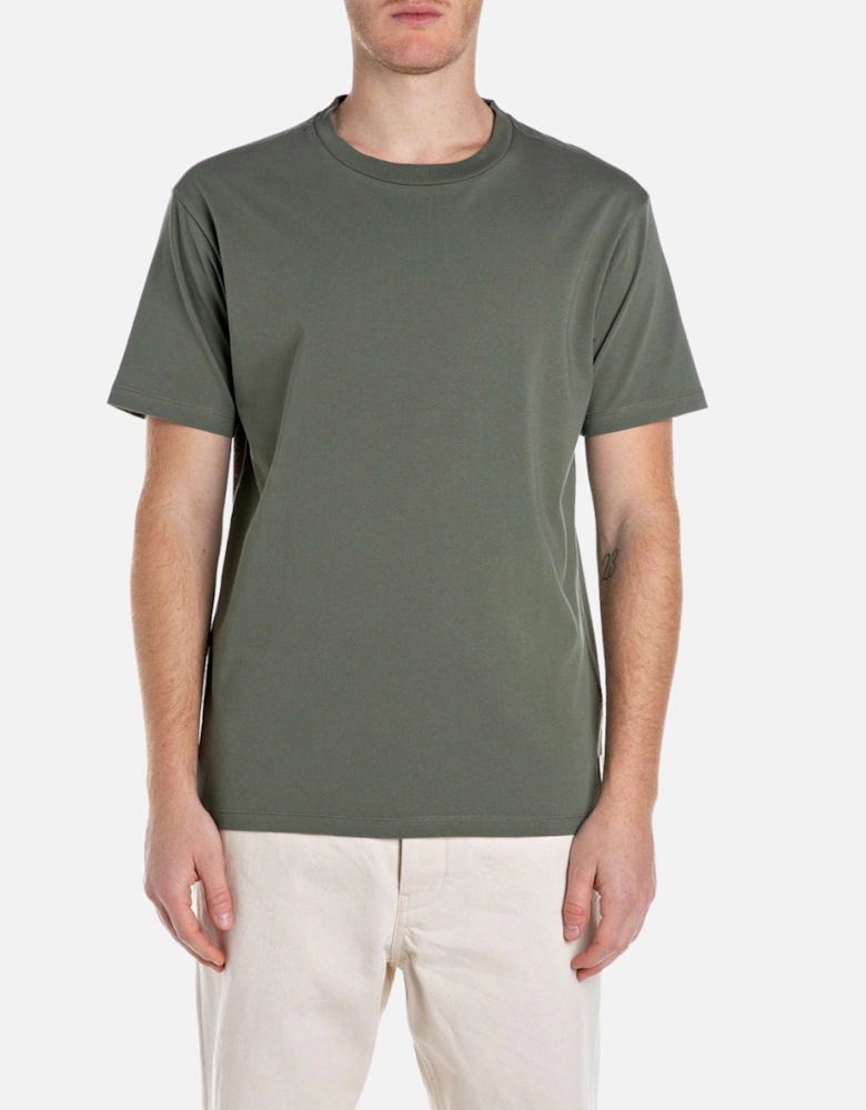 Replay Satorriale Premium Quality T Shirt Khaki