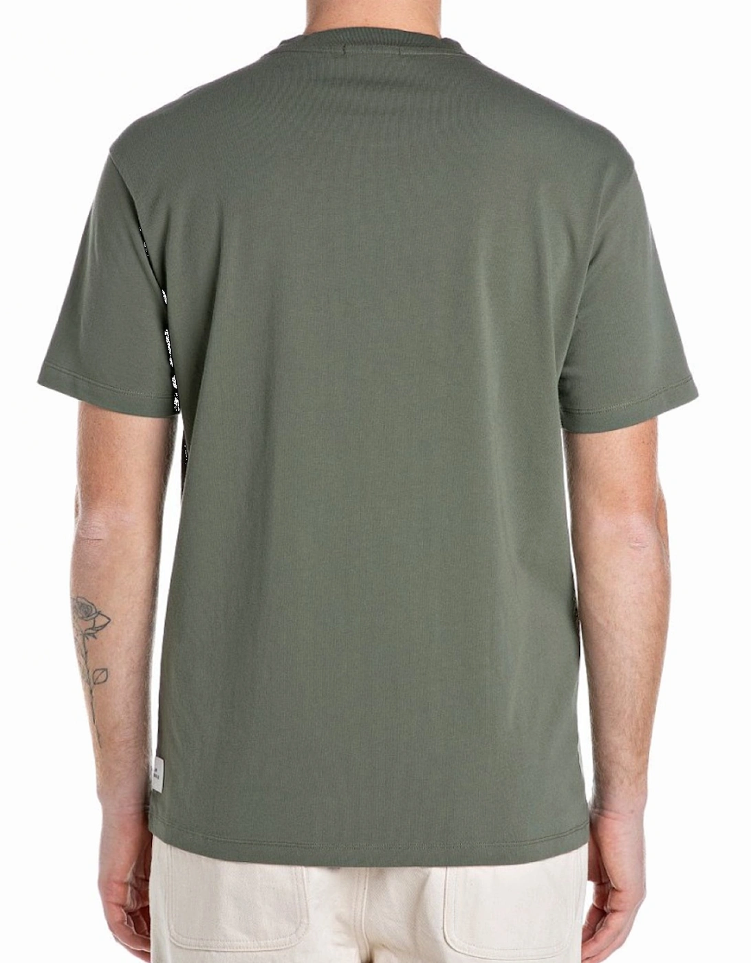 Replay Satorriale Premium Quality T Shirt Khaki