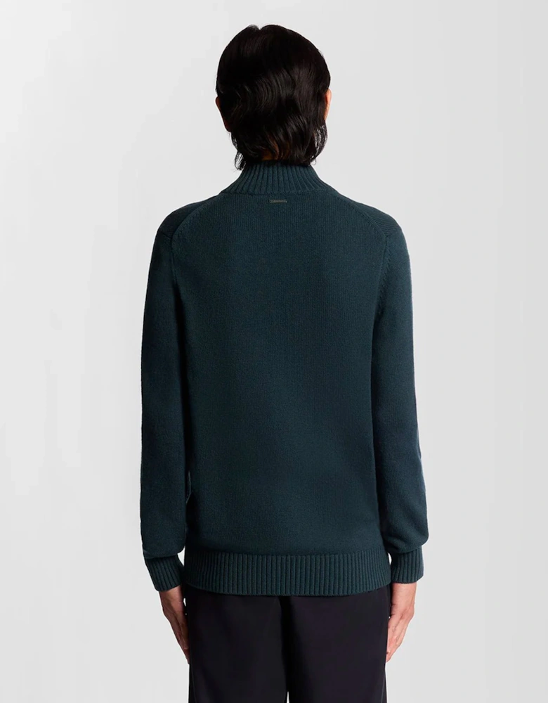 Lyle & Scott Military Cardigan Carbon