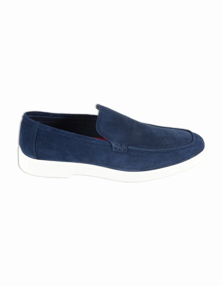 Savona slip on Nubuck Loafer Navy
