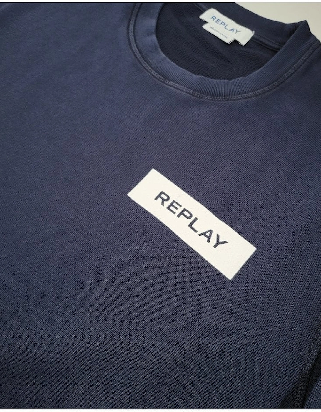 Organic Cotton Sweatshirt Navy