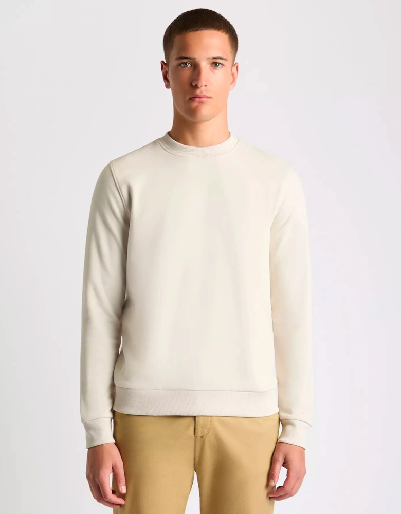 Crew Neck SweatShirt Cream