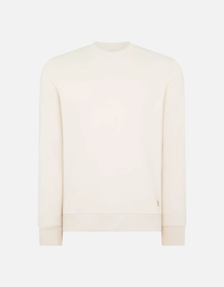 Crew Neck SweatShirt Cream