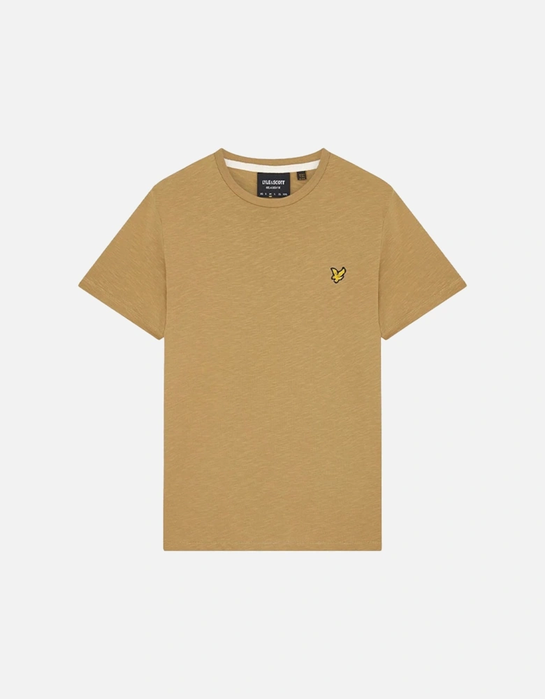 Lyle & Scott Slub T Shirt Relaxed Fit Seaweed