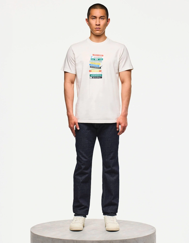 Limone Tape graphic T-Shirt Ghost