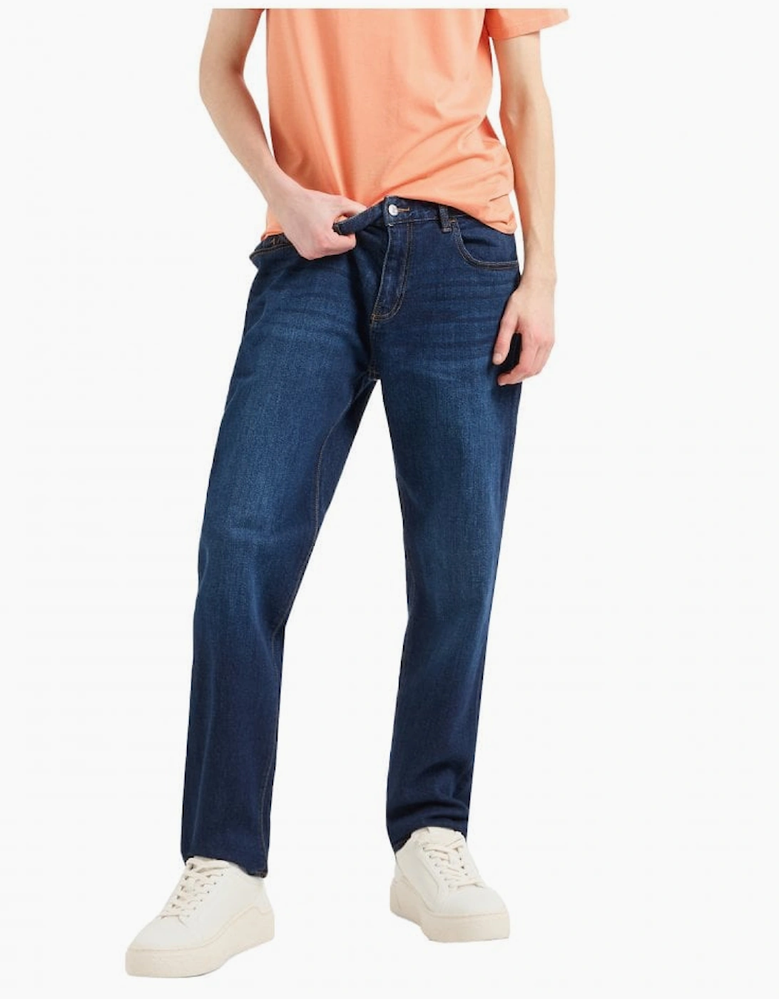 Armani Exchange Men's Navy Slim Jean Indigo Denim Indigo Denim  32/30 32W 30L