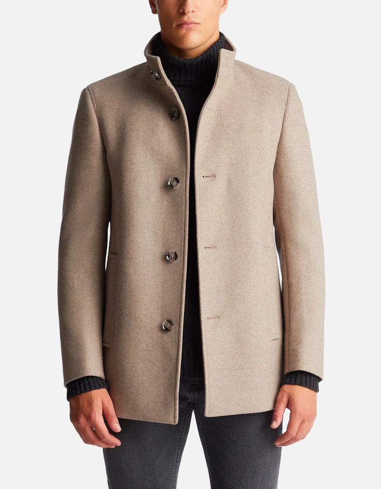 Jonah Wool Rich Overcoat Beige