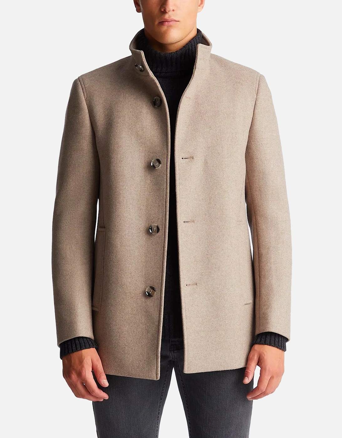 Jonah Wool Rich Overcoat Beige, 6 of 5