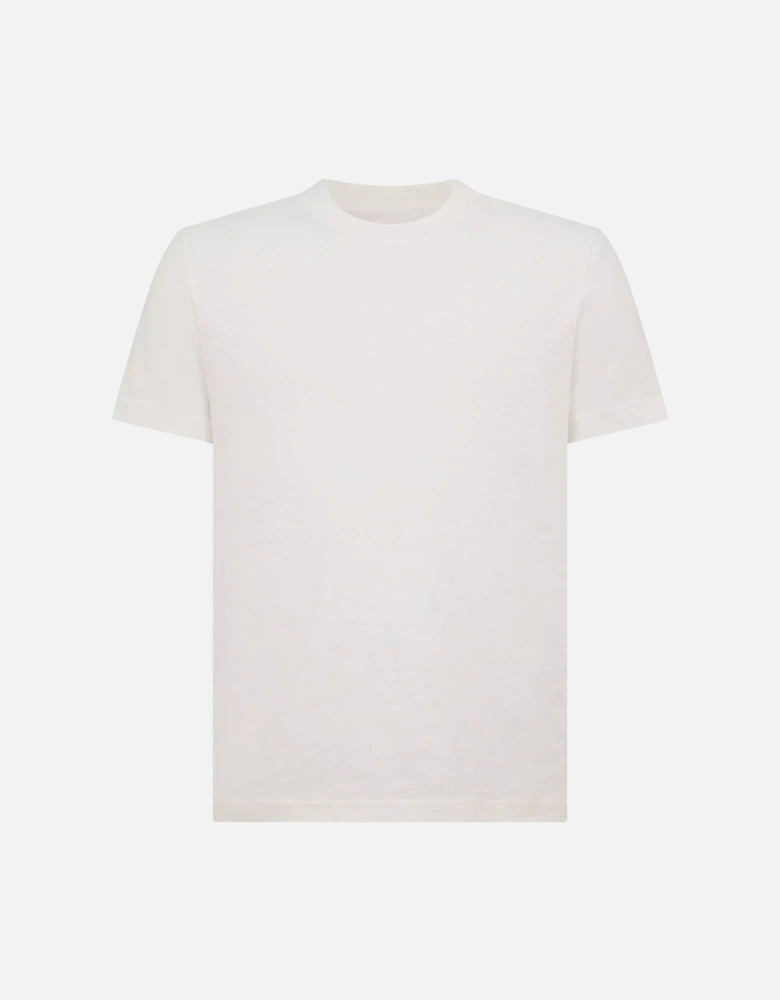Slub Cotton T Shirt White