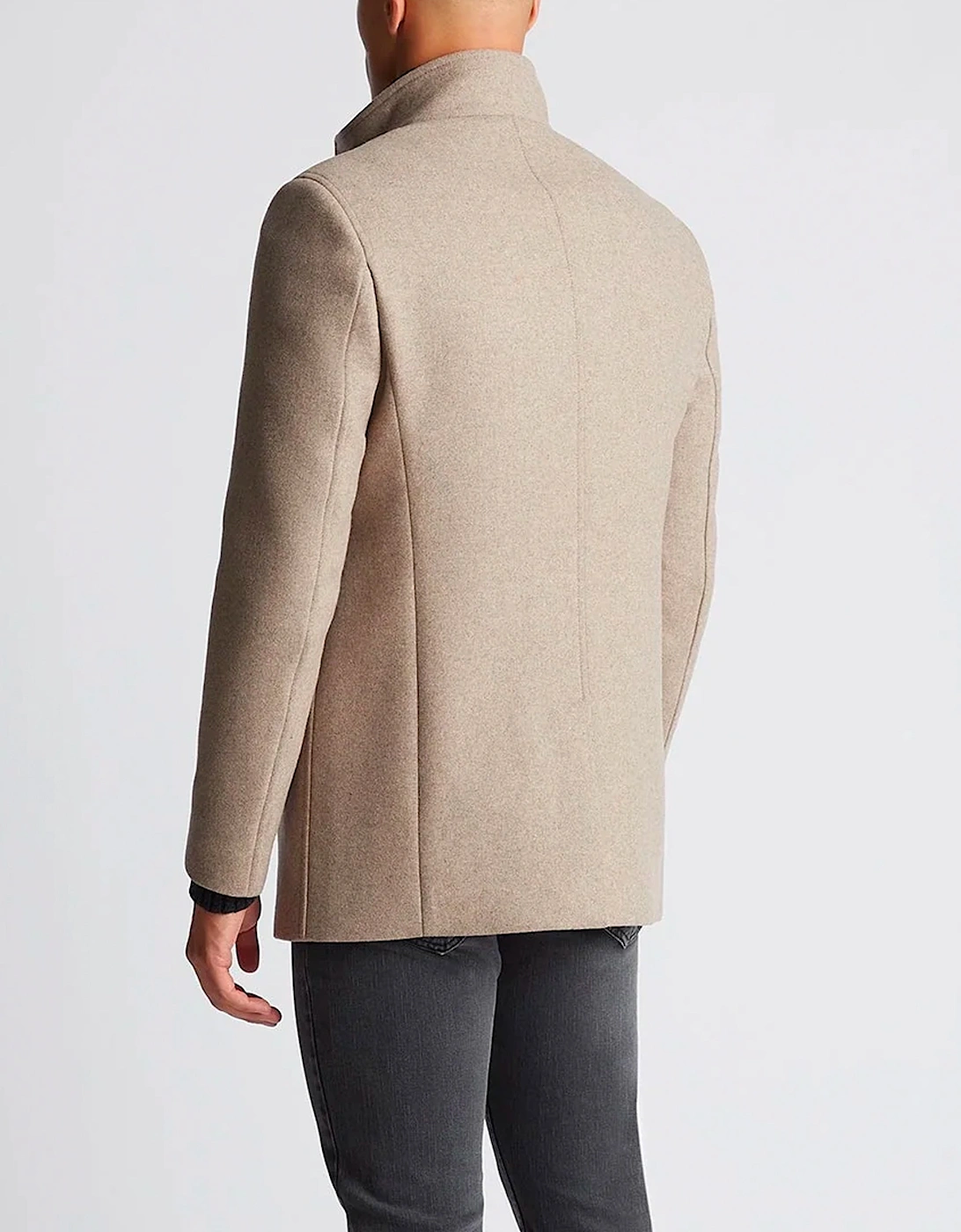 Jonah Wool Rich Overcoat Beige