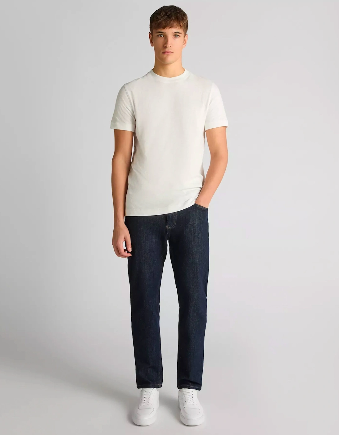 Slub Cotton T Shirt White