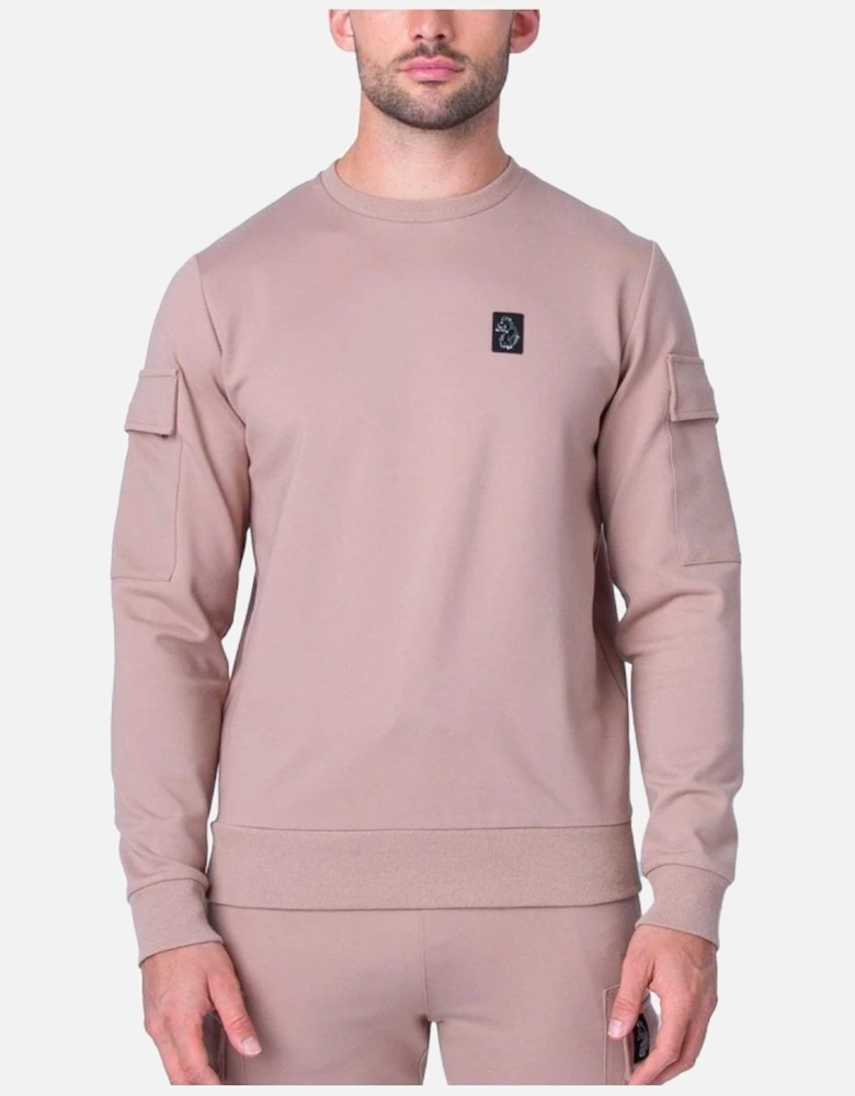 Luke Hunter Pocket Sweatshirt Oatmeal