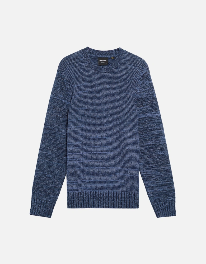 Lyle & Scott Multi Marl Jumper Dark Navy Marl