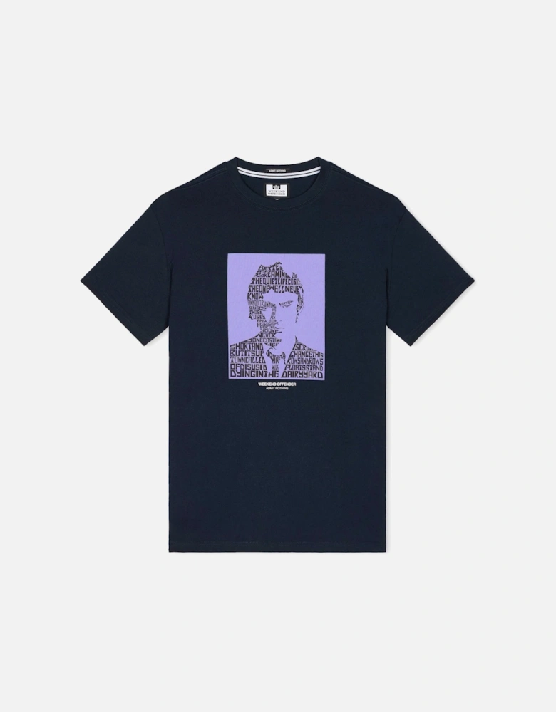 Dreamin Graphic T-Shirt Navy