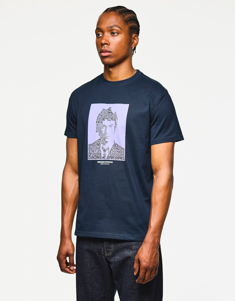 Dreamin Graphic T-Shirt Navy