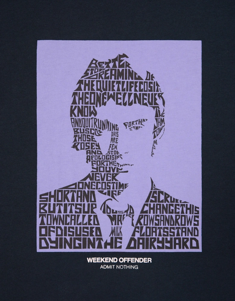 Dreamin Graphic T-Shirt Navy