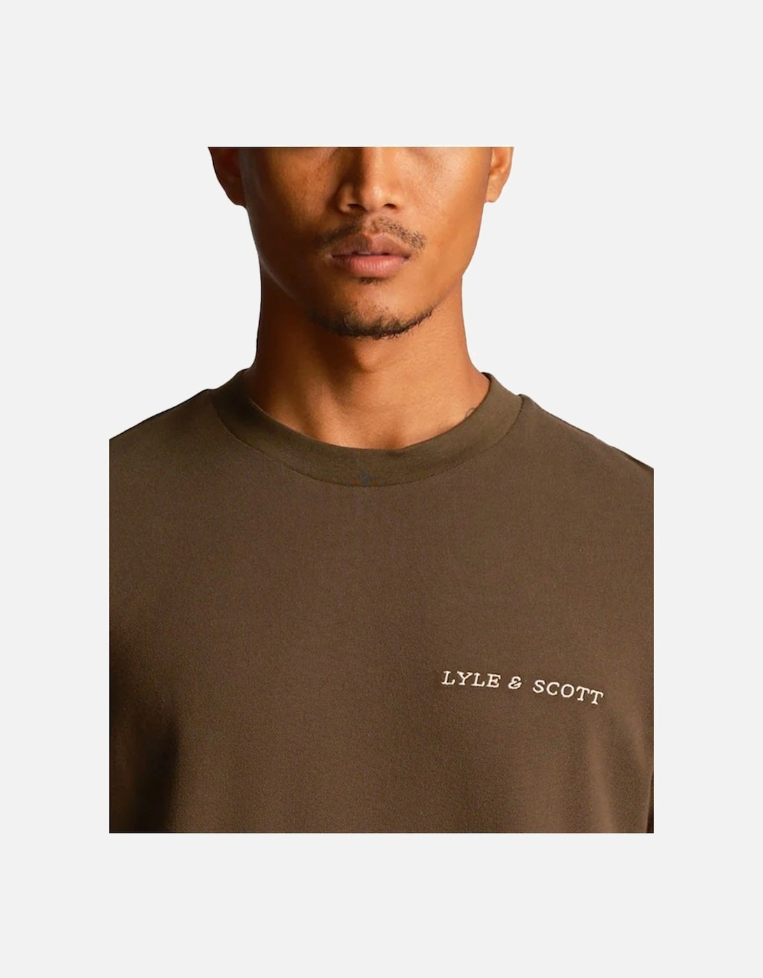 Lyle & Scott Embroidered Logo T-shirt Olive