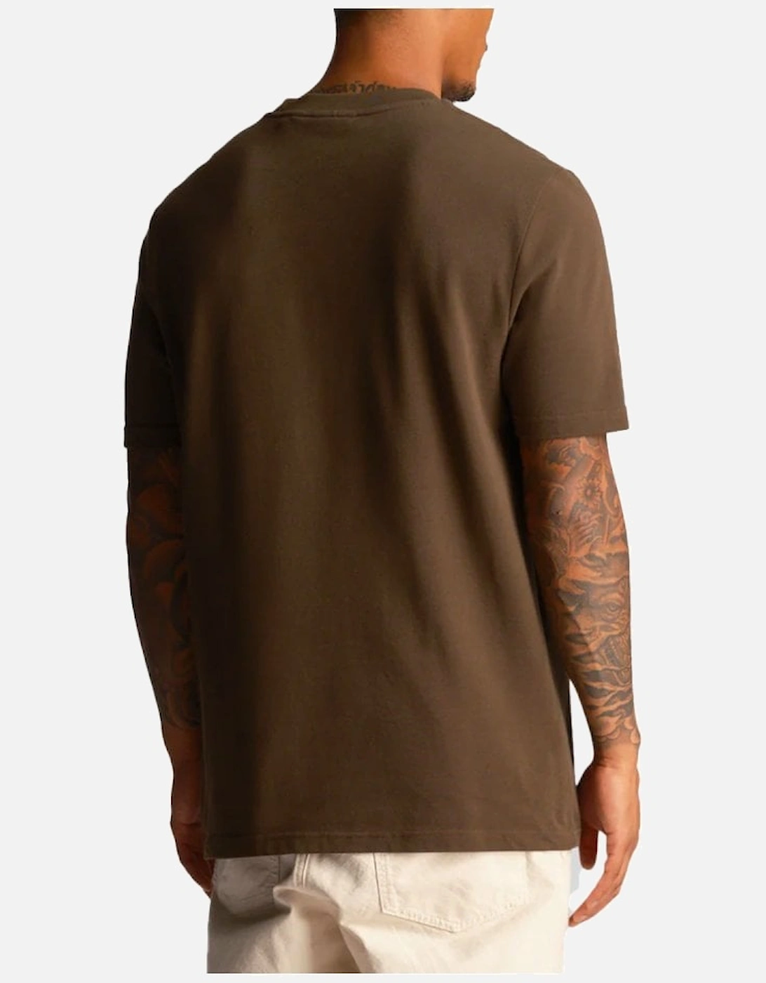 Lyle & Scott Embroidered Logo T-shirt Olive