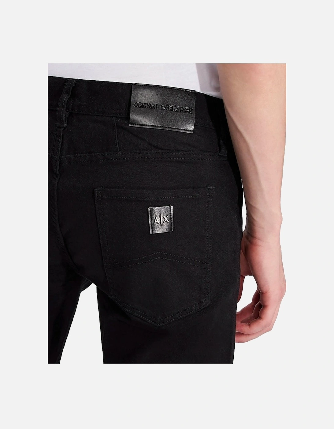 Man Woven 5 Pocket Slim Fit Jean Black