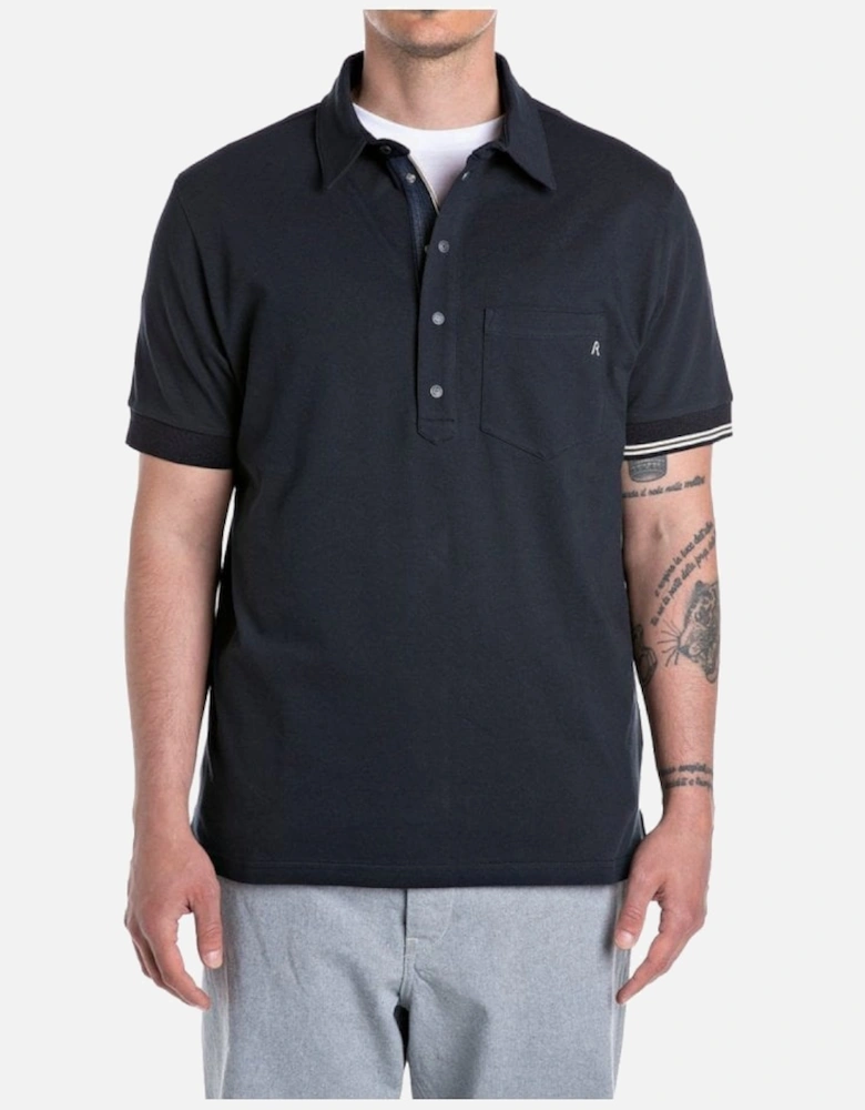 Replay Premium Quality Polo Shirt Navy