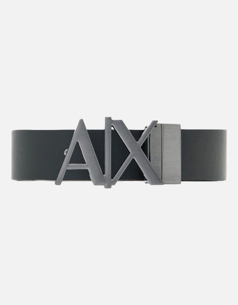 Plate Belt Reversible Black/brown