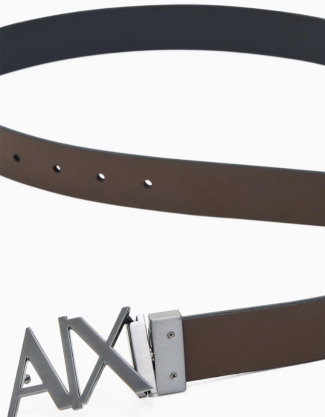 Plate Belt Reversible Black/brown