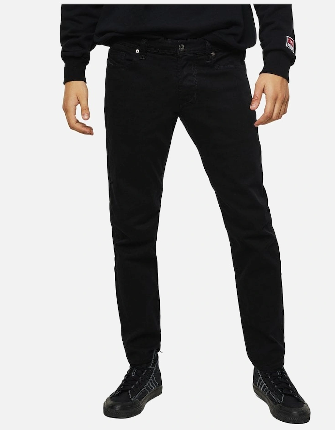 Mens Relaxed Tapered Fit Jean Larkee-Beex 0688H - Black, 5 of 4