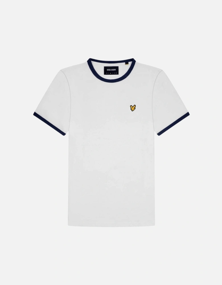 Lyle & Scott Ringer T-shirt White/navy