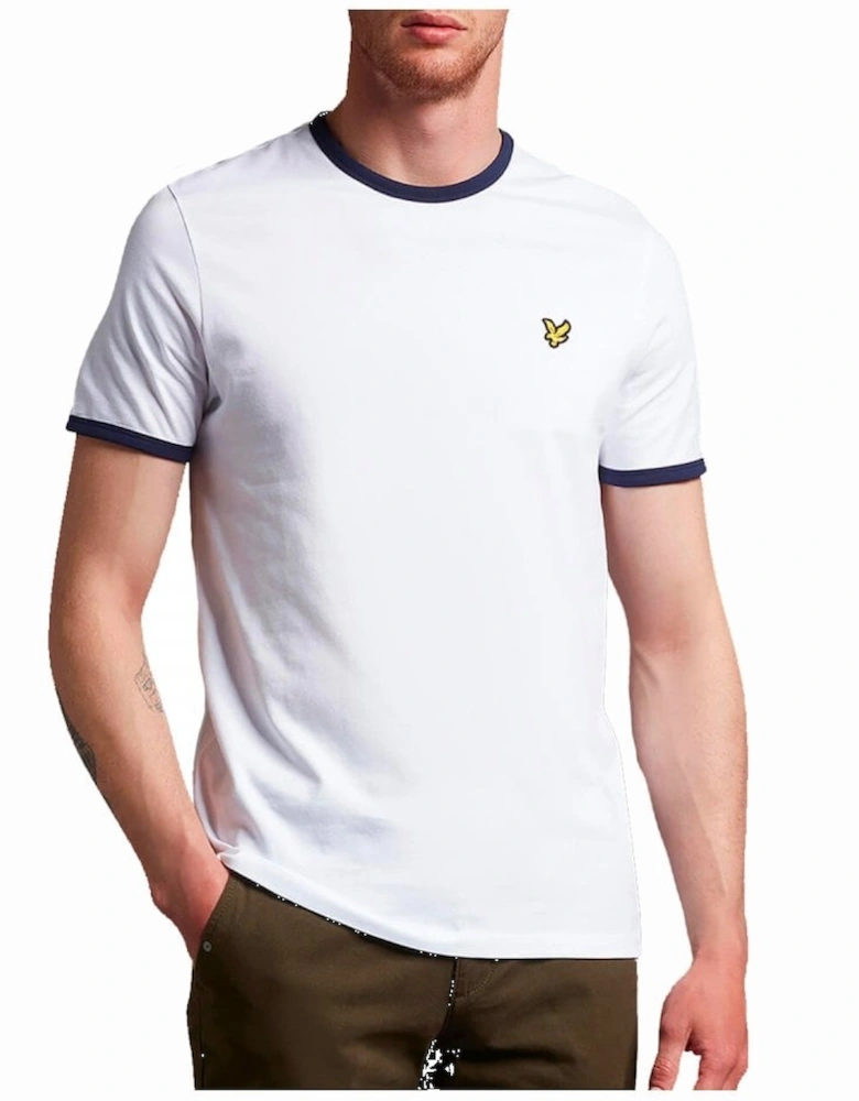 Lyle & Scott Ringer T-shirt White/navy