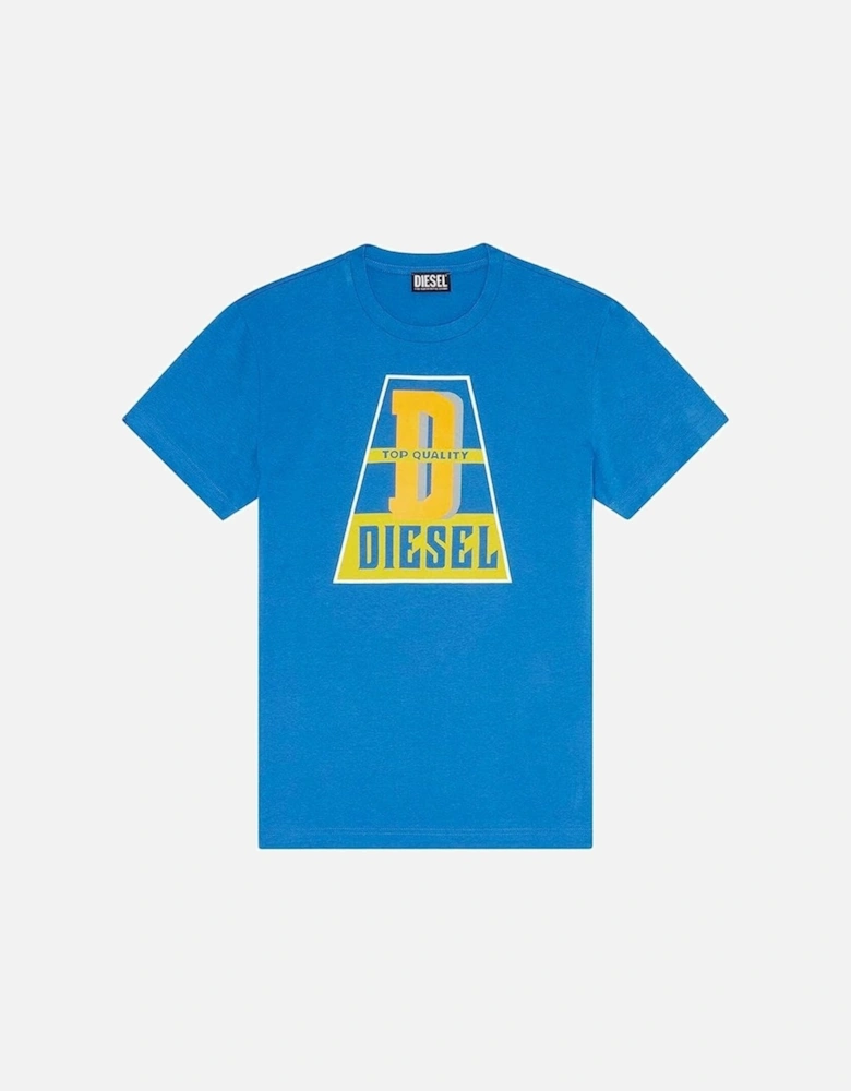Mens T-Diegor T Shirt D Top Quality Blue