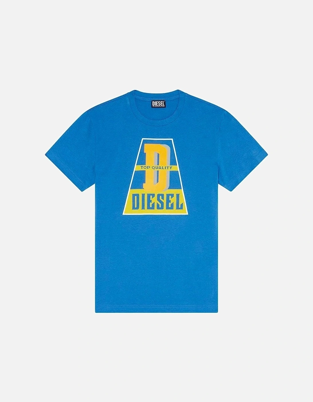 Mens T-Diegor T Shirt D Top Quality Blue