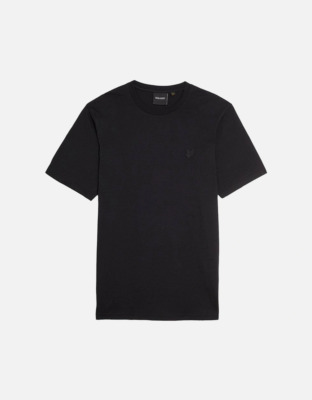 Lyle & Scott Superfine Tonal T-Shirt Jet Black, 2 of 1