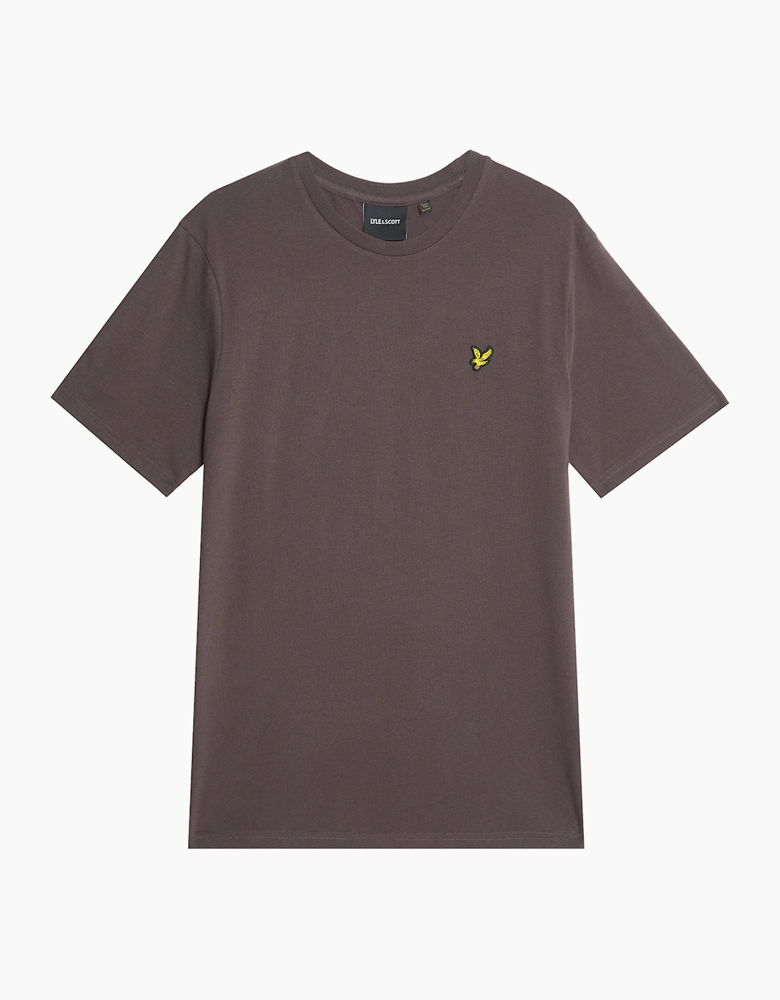 Men's Lyle & Scott Crew Neck T Shirt Espresso - Brown - Size: 40