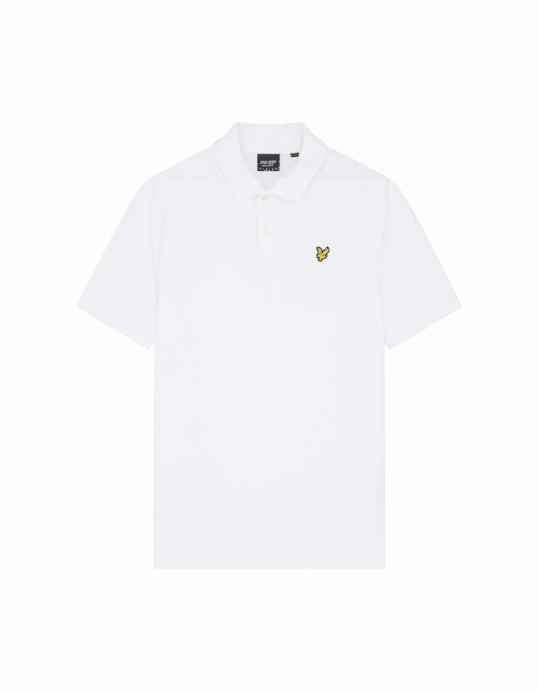 Lyle & Scott Grit Polo Shirt White