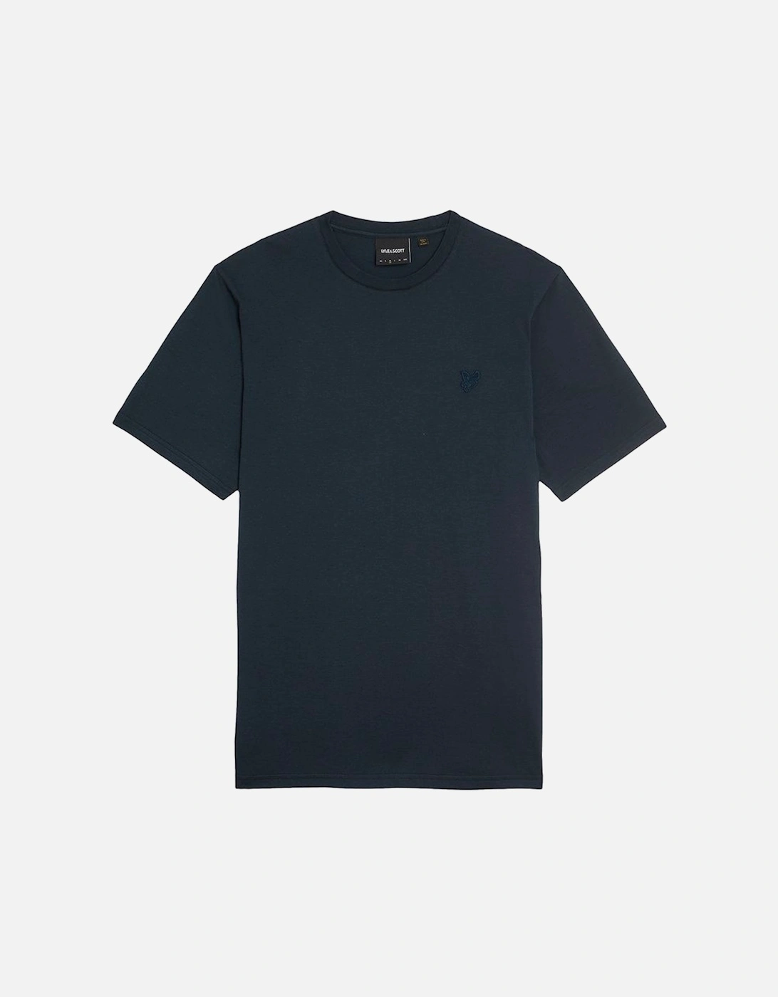 Lyle & Scott Superfine Tonal T Shirt Dark Navy, 2 of 1