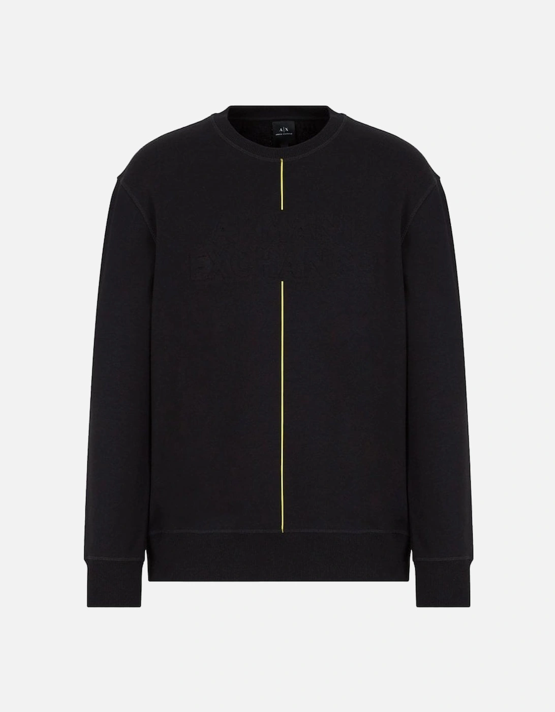 embossed sweatshirt BLACK, 4 of 3