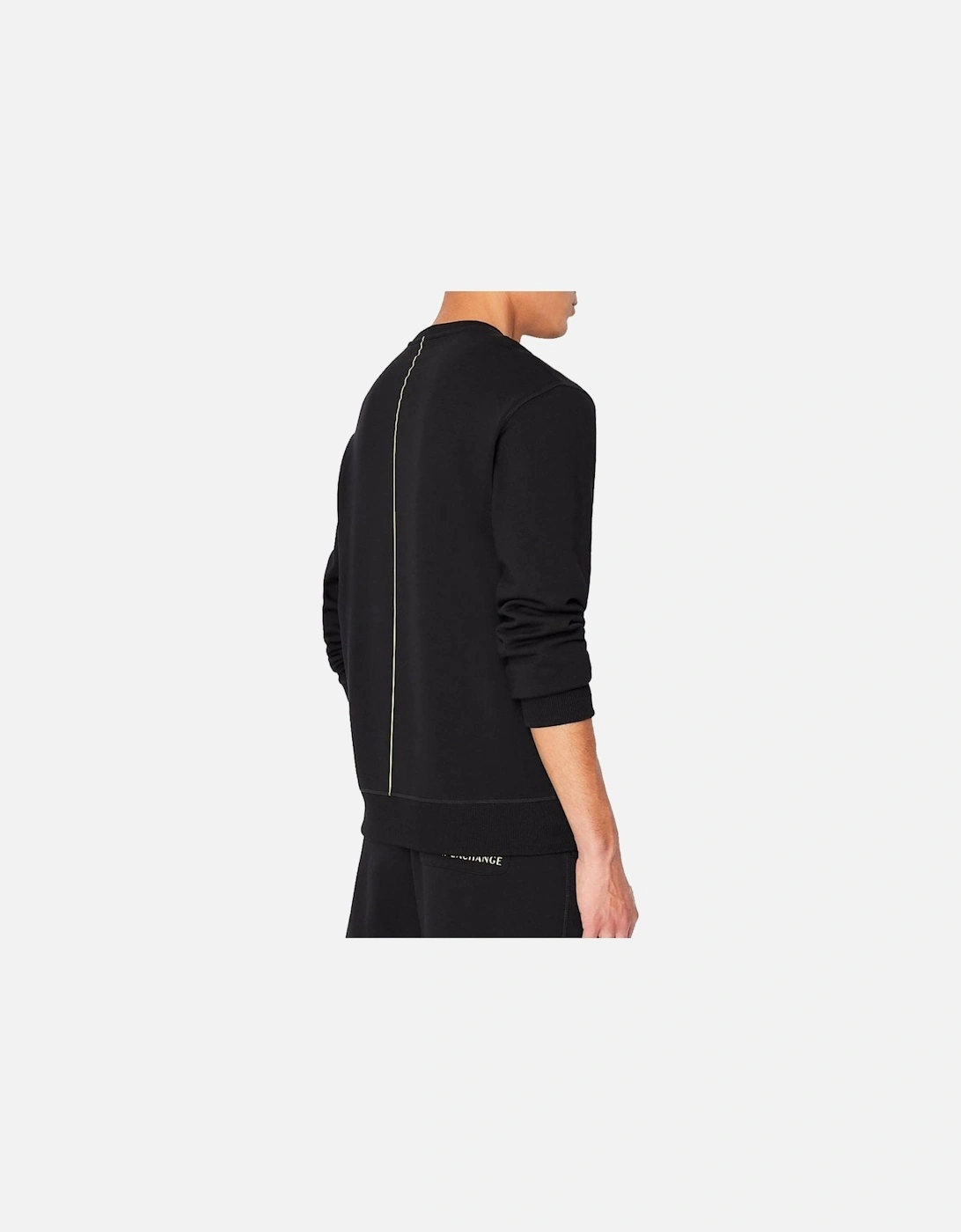 embossed sweatshirt BLACK